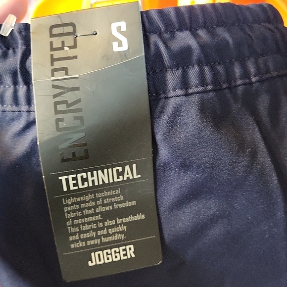 NWT Encrypted Navy Blue Joggers - Picture 11 of 11